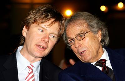 A kulturális miniszter megnyitotta a Van Gogh-kiállítást-stock-foto