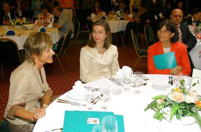 Jótékonysági vacsora-stock-foto