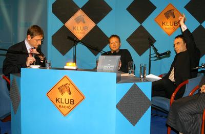 Gyurcsány Ferenc műsort vezet a Klub Rádióban-stock-foto