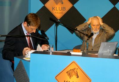 Gyurcsány Ferenc műsort vezet a Klub Rádióban-stock-foto