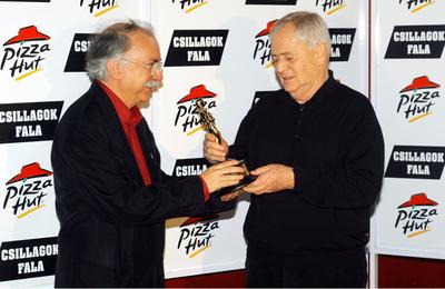 Szabó István kéznyoma felkerült a Csillagok Falára-stock-foto