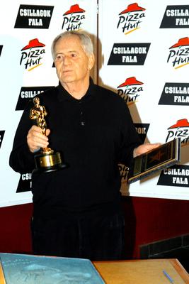 Szabó István kéznyoma felkerült a Csillagok Falára-stock-foto