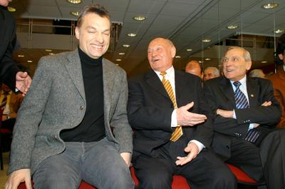 Grosics Gyulát ünnepelték 80. születésnapján-stock-foto