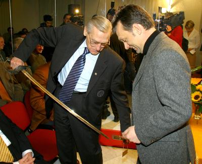 Grosics Gyulát ünnepelték 80. születésnapján-stock-foto