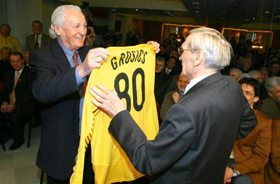 Grosics Gyulát ünnepelték 80. születésnapján-stock-foto