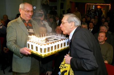 Grosics Gyulát ünnepelték 80. születésnapján-stock-foto