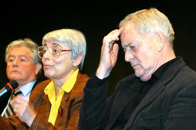 Szabó István és osztálytársai az ügynökmúltról nyilatkoztak-stock-foto