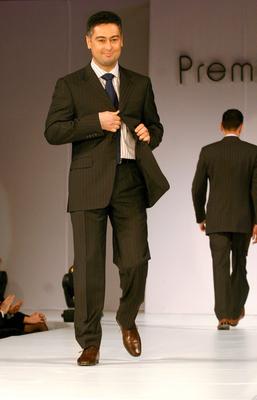 Politikusok a kifutón-stock-foto