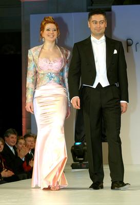 Politikusok a kifutón-stock-foto