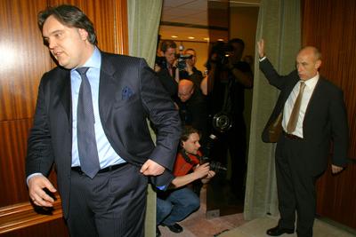 Kisteleki István az MLSZ elnöke-stock-foto