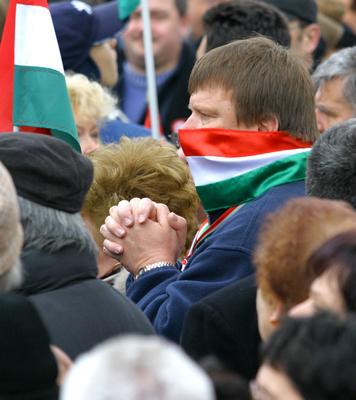 A Fidesz Március 15-i megemlékezése-stock-foto