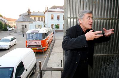 A Szenes-turné Gyöngyösön-stock-foto