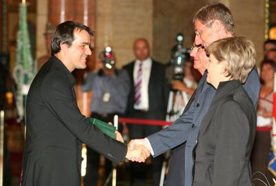 Állami kitüntetések augusztus 20-a alkalmából-stock-foto