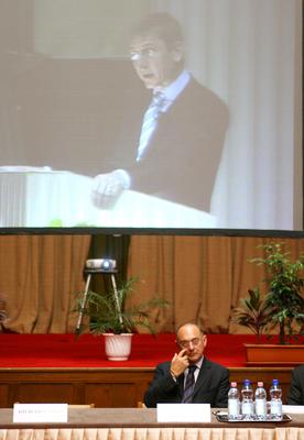 Honvédségi értekezlet-stock-foto