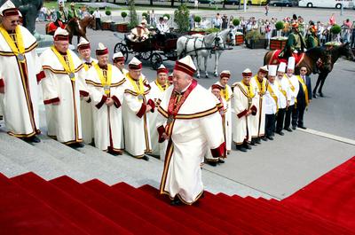 Magyarok Nagy Asztala gasztronómiai fesztivál-stock-foto