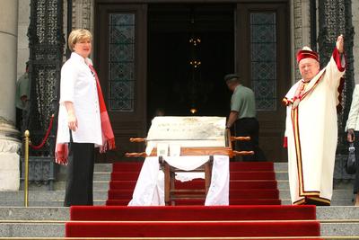 Magyarok Nagy Asztala gasztronómiai fesztivál-stock-foto