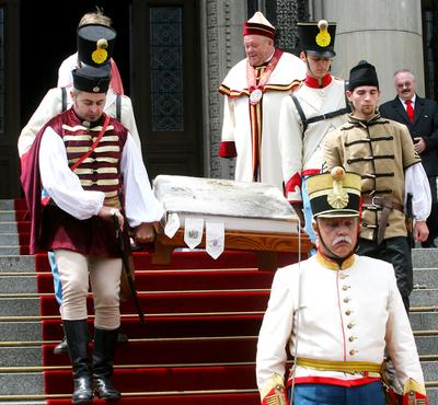 Magyarok Nagy Asztala gasztronómiai fesztivál-stock-foto