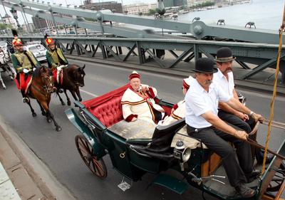 Magyarok Nagy Asztala gasztronómiai fesztivál-stock-foto