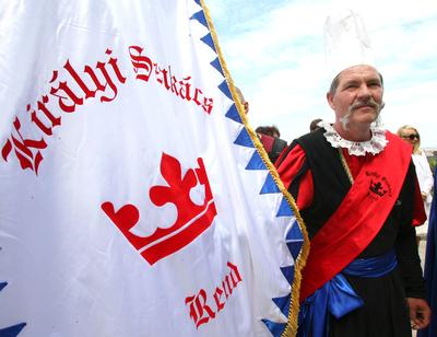 Magyarok Nagy Asztala gasztronómiai fesztivál-stock-foto