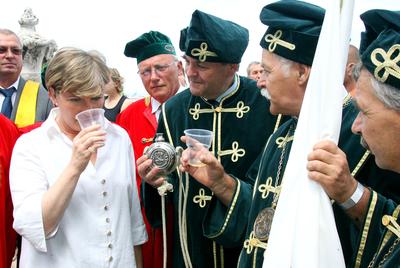 Magyarok Nagy Asztala gasztronómiai fesztivál-stock-foto