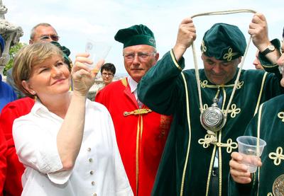 Magyarok Nagy Asztala gasztronómiai fesztivál-stock-foto
