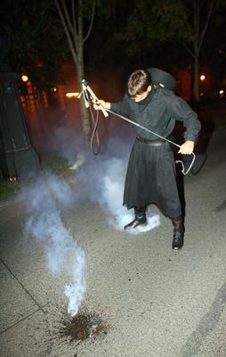 Újabb zavargások Budapesten-stock-foto