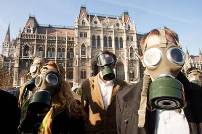 LMP sajtótájékoztató a szmogriadóról-stock-foto