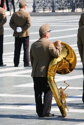 Tisztavatás a Hősök terén-stock-foto