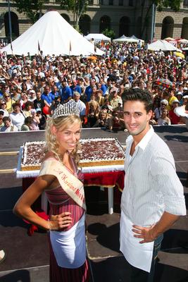 Augusztus huszadika a Kossuth téren-stock-foto