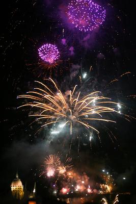 Tüzijáték-stock-foto