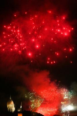 Tüzijáték-stock-foto