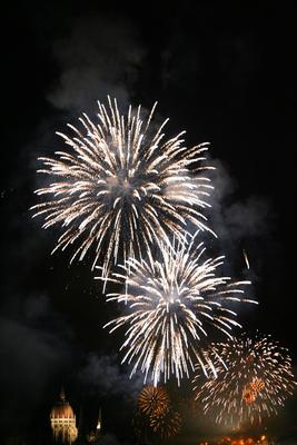 Tüzijáték-stock-foto