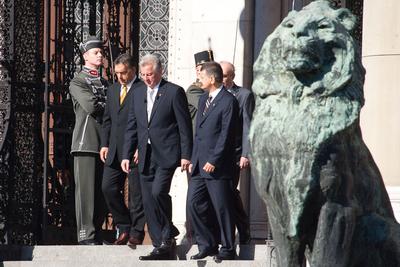 Augusztus 20-i ünnepségek Budapesten-stock-foto