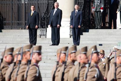 Augusztus 20-i ünnepségek Budapesten-stock-foto