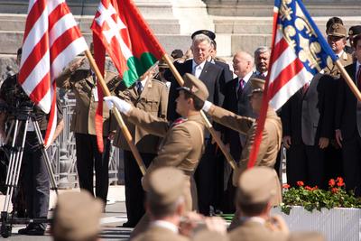 Augusztus 20-i ünnepségek Budapesten-stock-foto