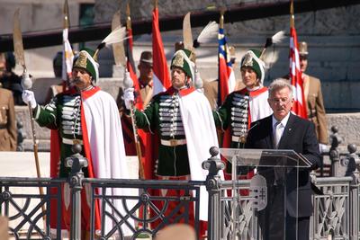 Augusztus 20-i ünnepségek Budapesten-stock-foto