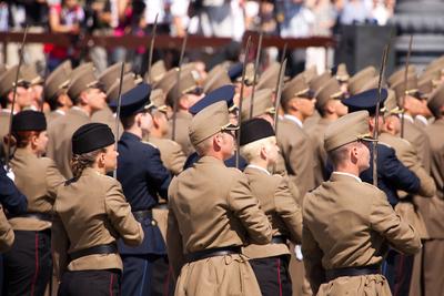 Augusztus 20-i ünnepségek Budapesten-stock-foto