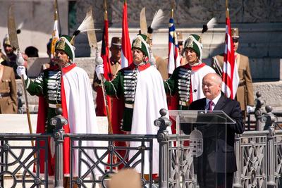 Augusztus 20-i ünnepségek Budapesten-stock-foto