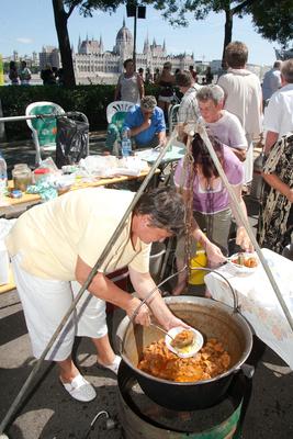 Augusztus 20-i ünnepségek Budapesten-stock-foto