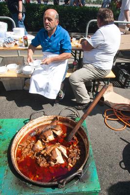 Augusztus 20-i ünnepségek Budapesten-stock-foto