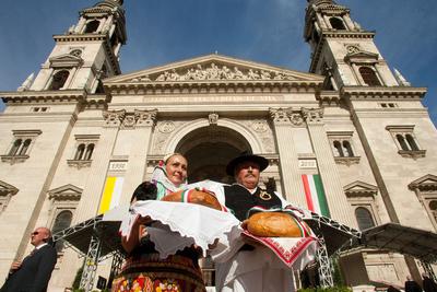 Augusztus 20-i ünnepségek Budapesten-stock-photo