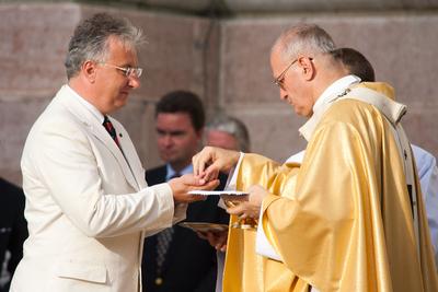 Augusztus 20-i ünnepségek Budapesten-stock-foto