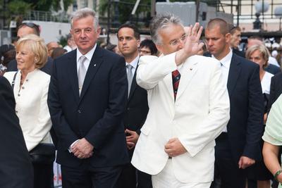 Augusztus 20-i ünnepségek Budapesten-stock-foto