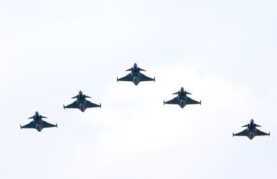 Augusztus 20-i tisztavatás a Hősök terén-stock-foto