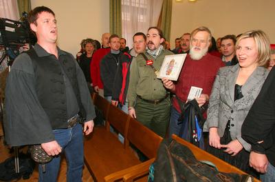 Nem bűnös Budaházy-stock-foto