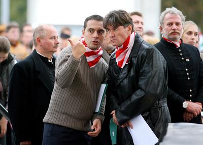 Magyar Gárda: több mint félezer új tag-stock-foto