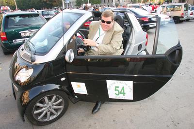 Elrajtolt a Magyar Borok Útja Rally-stock-foto