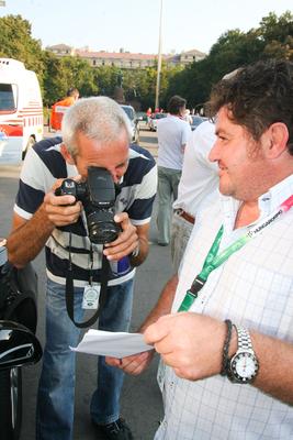 Elrajtolt a Magyar Borok Útja Rally-stock-foto