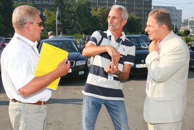 Elrajtolt a Magyar Borok Útja Rally-stock-foto