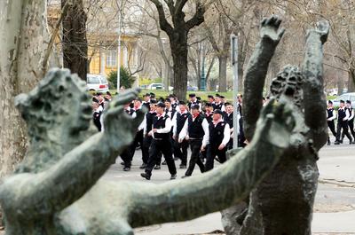 Új tagokkal bővült a Magyar Gárda-stock-foto